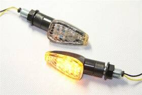 Xkmt Xkmt-303-008-bk Cl 1 Xkmt- Dual Sport Turn Signal Led Light With Clear Lens Compatible Most S