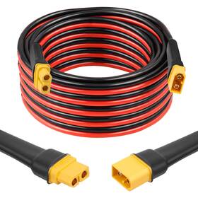 Xrds -rf 635403224519 Xt60 Extension Cable 20ft 10awg Tinned Copper Wire With Male To Female