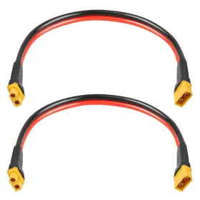 Xt60 Xrds -rf 635403224564 Extension Cable 1ft 2pcs 10awg Tinned Copper Wire With Male To Fem