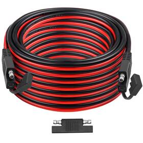 Xrds -rf 635408938497 Sae Extension Cable 50ft To Heavy Duty 10awg Tinned Copper Wire With