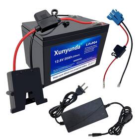 Xunyunda 761086952965 12v 20ah Lifepo4 Battery 2000 Deep Cycle With Bms For Solar Power Wheels