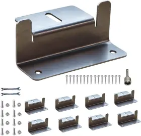 Yanglin Tech Co. Ltd. 313029757771 Solar Panel Mounting Brackets Z Bracket With Nuts And Bolts Suitable For 50w To