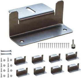 Yanglin Tech Co. Ltd. 726084407312 Solar Panel Mounting Brackets Z Bracket With Nuts And Bolts Suitable For 50w To