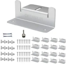 Yanglin Tech Co. Ltd. 744759081254 Solar Panel Mounting Brackets Z Bracket With Nuts And Bolts Suitable For 50w To