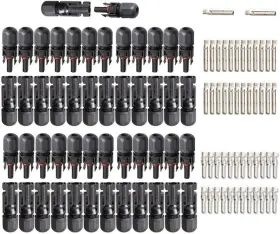 Ip67 Yarachel 445027034011 25pairs / 50pcs Solar Connectors - Male And Female Waterproof Connector 25 P