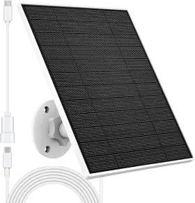 Yctechcam 445004860831 Solar Panel For Eufy Outdoor Camera 5w Charger Compatible With