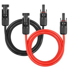 Yddecw B0fb8q6cts Solar Panel Extension Cable 15ft 10awg Pv Wire Waterproof Connectors For Rv Boat