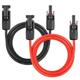 B0fb8q6cts Yddecw Solar Panel Extension Cable 15ft 10awg Pv Wire Waterproof Connectors For Rv Boat