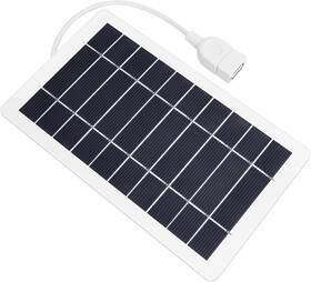 Yessz 787353223262 Usb Solar Panel Charger 5v 5w Portable Kit For Phone Camera Camping Hiking White