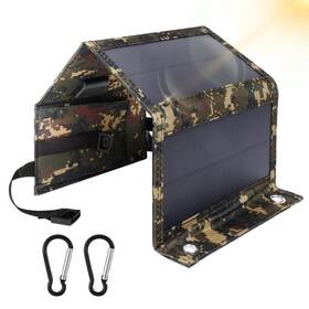 Yessz Kke1 20w Portable Foldable Solar Charger Panel Usb Power For Camping Hiking Travel