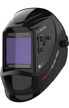 Lyg-m800h Yeswelder Large Viewing Screen 3.93 Inch X3.66 True Color Solar Auto Welding Helmet