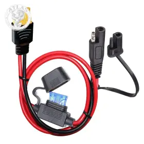 Xt60 Yetor 313092949929 10awg Sae To Connector Extension Cable With 15a Protection Fuse For Safety