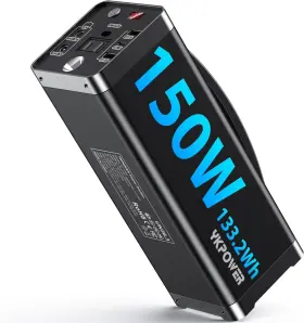 133.2 Ykpower Portable Power Station 150w Wh/36000mah Fast Charging Rechargeable Gener