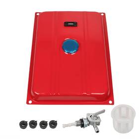 Ysmn Y3-513067-662980-ni 6500w Red 6.6 Gallon Generator Fuel Tank Replacement For 25 Liters Ec650