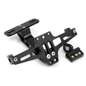 Us-ph-004-bk Yuanqian Universal Motorcycle License Plate Holder With Aluminium Led Tail Light Compa