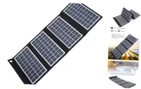 Yunir51usgaowgm Yunir Portable Solar Panel 30w 5v Foldable Charger With Dual Usb