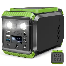 200w Yushang 445051959960 Qunler Portable Power Station 148wh 40000mah Solar Generator With 110v Ac