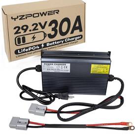 Yzpower 722549507122 29.2v 30 Amps Lifepo4 Battery Charger For Marine Boat Rv Lawn Motor Motorcycl