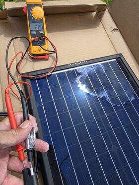 Zamp Solar Usm2001 45w Monocrystalline Panel 802x364x17mm Outdoor Dc