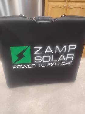 Zamp Solar Zs-80-p 80w Folding Panels And Case Usa Made