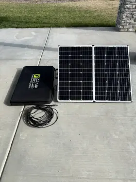 Usw1003 Zamp Solar 140 Watt Portable Suitcase Kit Dual Panel