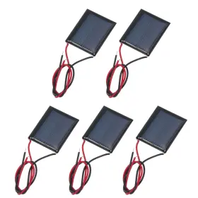 0.08w Zaplyte 601968990794 5 Pcs 1v 80ma Mini Solar Panels With 2 Cable 30mm X 25mm