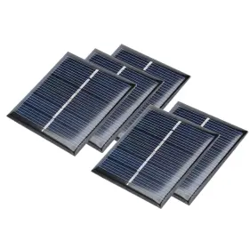 Zaplyte 605322519195 5pcs 3v 110ma Poly Mini Solar Panel Module Diy For Phone Toys Charger 60mmx55mm