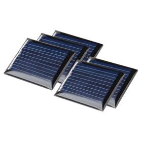 Zaplyte 605322519287 5pack 2v 60ma Poly Mini Solar Panel Module Diy For Charger 30mm X 36mm