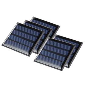 Zaplyte 605322519430 5pcs 2v 50ma Poly Mini Solar Cell Panel Power Module Diy For Phone Toys Charger