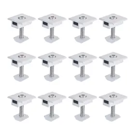 Zaplyte 617662578114 12pcs 35mm Solar Panel Middle Clamp Mid Clips