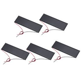 Zaplyte 676766744849 5 Pcs 6v 0.6w 100ma Mini Solar Panels With 2 Cable 120mm X 38mm