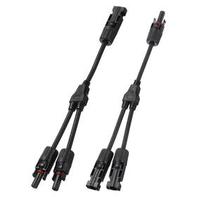 Zaplyte 679209252369 Solar Panel Connector Y Branch 2 To 1 Parallel Splitter Way