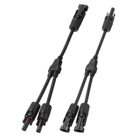 Zaplyte 679209252369 Solar Panel Connector Y Branch 2 To 1 Parallel Splitter Way