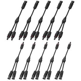 Zaplyte 679209259269 5 Set Solar Panel Connector Y Branch 2 To 1 Parallel Splitter Way
