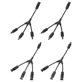 Zaplyte 679209259306 2 Set Solar Panel Connector Y Branch 3 To 1 Parallel Splitter Way