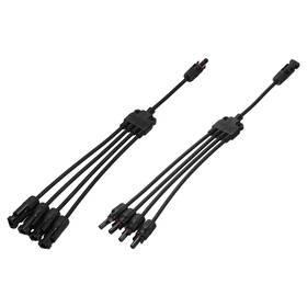 Zaplyte 679209259313 Solar Panel Connector Y Branch 4 To 1 Parallel Splitter Way