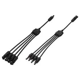 Zaplyte 679209259313 Solar Panel Connector Y Branch 4 To 1 Parallel Splitter Way