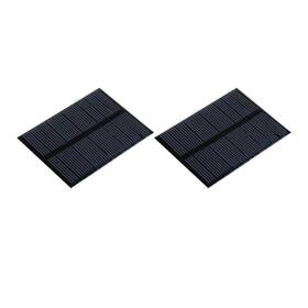 Zaplyte 746453565597 2 X Mini Solar Panel Cell 5.5v 90ma 0.495w 70mm 55mm For Diy Project