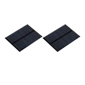 0.495w Zaplyte 746453565597 2 X Mini Solar Panel Cell 5.5v 90ma 70mm 55mm For Diy Project