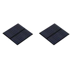 Zaplyte 746453565634 2 X Mini Solar Panel Cell 5.5v 110ma 0.605w 70mm For Diy Project