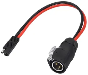 Zdycgtime 682559181425 2 Pin Power Industrial Circular Connector To Sae Cable For Solar Panel Suitca