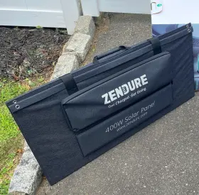 Zendure 850039787195 400 Watt Portable Adjustable Weather Resistant Solar Panel