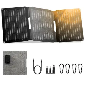 Zerokor 662987374569 Portable Solar Panel Charger 22w Foldable Kit With Dc/usb C/usb