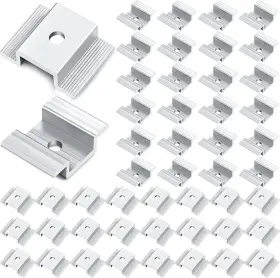 Zhengmy 313105097098 Solar Panel Mid Clamps 1.06 Inch Bracket Aluminium Mounting