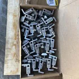 19ea Zhengmy 445044520580 Solar End Clamp Panel Mounting Z Bracket Mid Clamps Aluminum