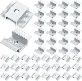Zhengmy 705353494772 Solar Panel Mid Clamps 1.06 Inch Bracket Aluminium Mounting