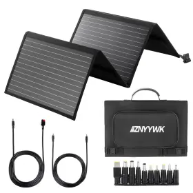 Znyywk 757876899138 60w Portable Solar Panel Charger Foldable Waterproof 2 Usb Outputs