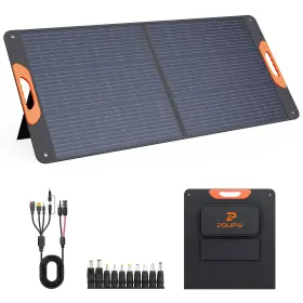 Zoupw-f110w Zoupw 110 Watt Portable Solar Panel Gifts For Men 18.6v Foldable