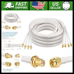Mookeerf Sma To Female Coax Extension Cable 20FT For 5G Routers New. Price: $156.99.