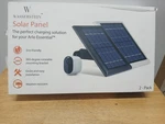 Solar Power Panel For Arlo Essential Camera Weatherproof Outdoor 2 Pack - Black Open. Price: $28.99.